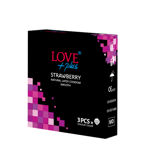 Prezervative Love Plus Strawberry